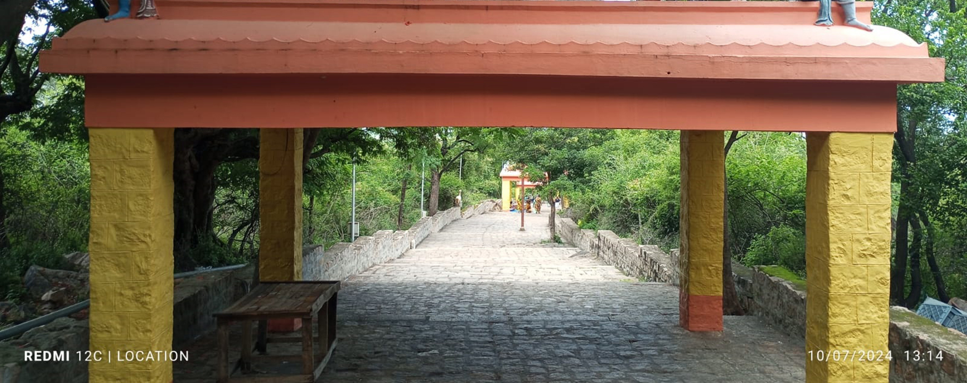 Marudhamalai Temple Pathway